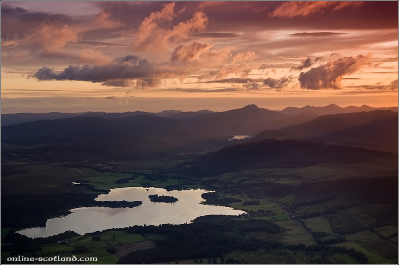 Lake of Mentieth from the Air