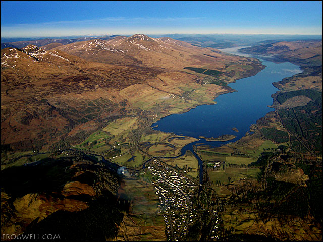 The Village of Killin, Loch Tay and Ben Lawers in the background The Village of Killin, Loch Tay and Ben Lawers in the background