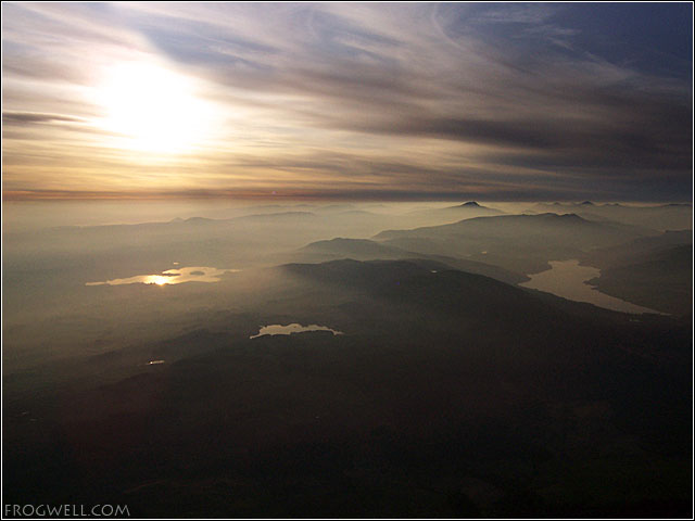 Loch Venachar and the Lake of Menteith. Loch Venachar and the Lake of Menteith.