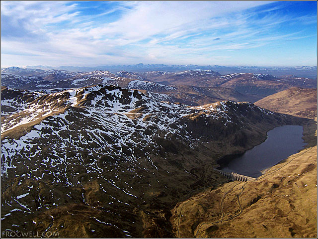 Lochan na Lairige on the road between Loch Tay and Glen Lyon. Lochan na Lairige on the road between Loch Tay and Glen Lyon.