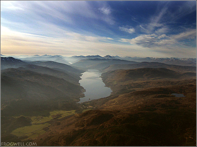 Loch Earn from the East at 4200 feet.