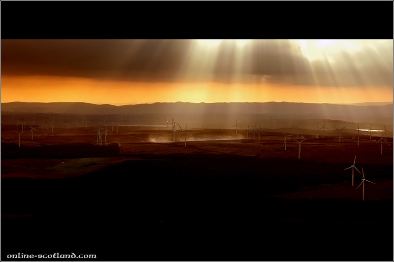 Shortly after take off on Runway 27 at Strathaven airfeld.