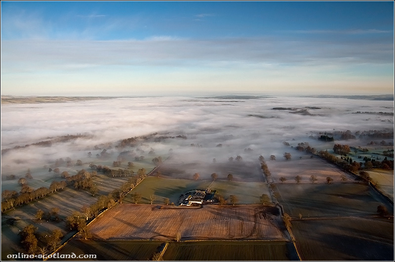 Muthill Farmland from the Air