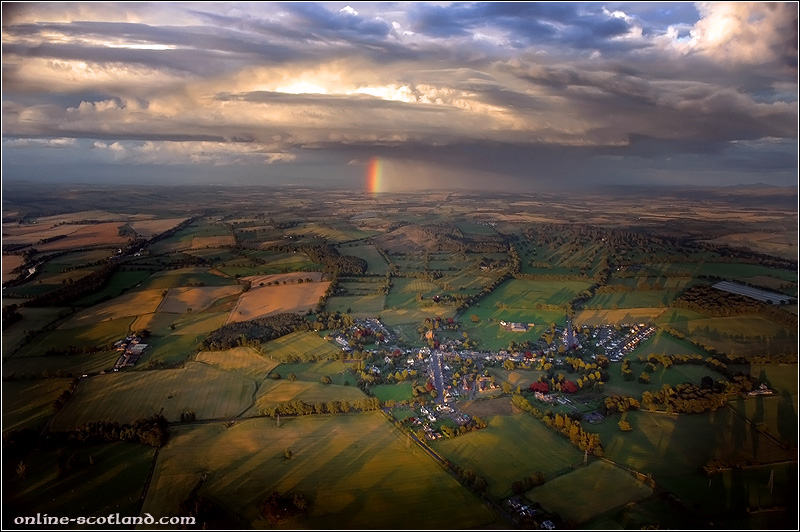 Muthill from the Air
